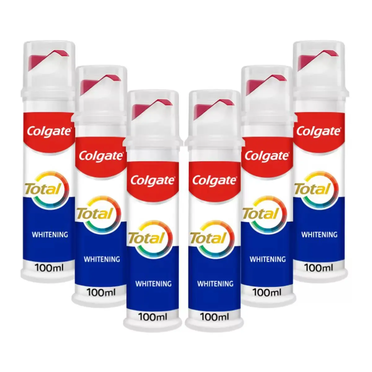 Colgate Total Whitening Toothpaste, 6 X 100Ml 1
