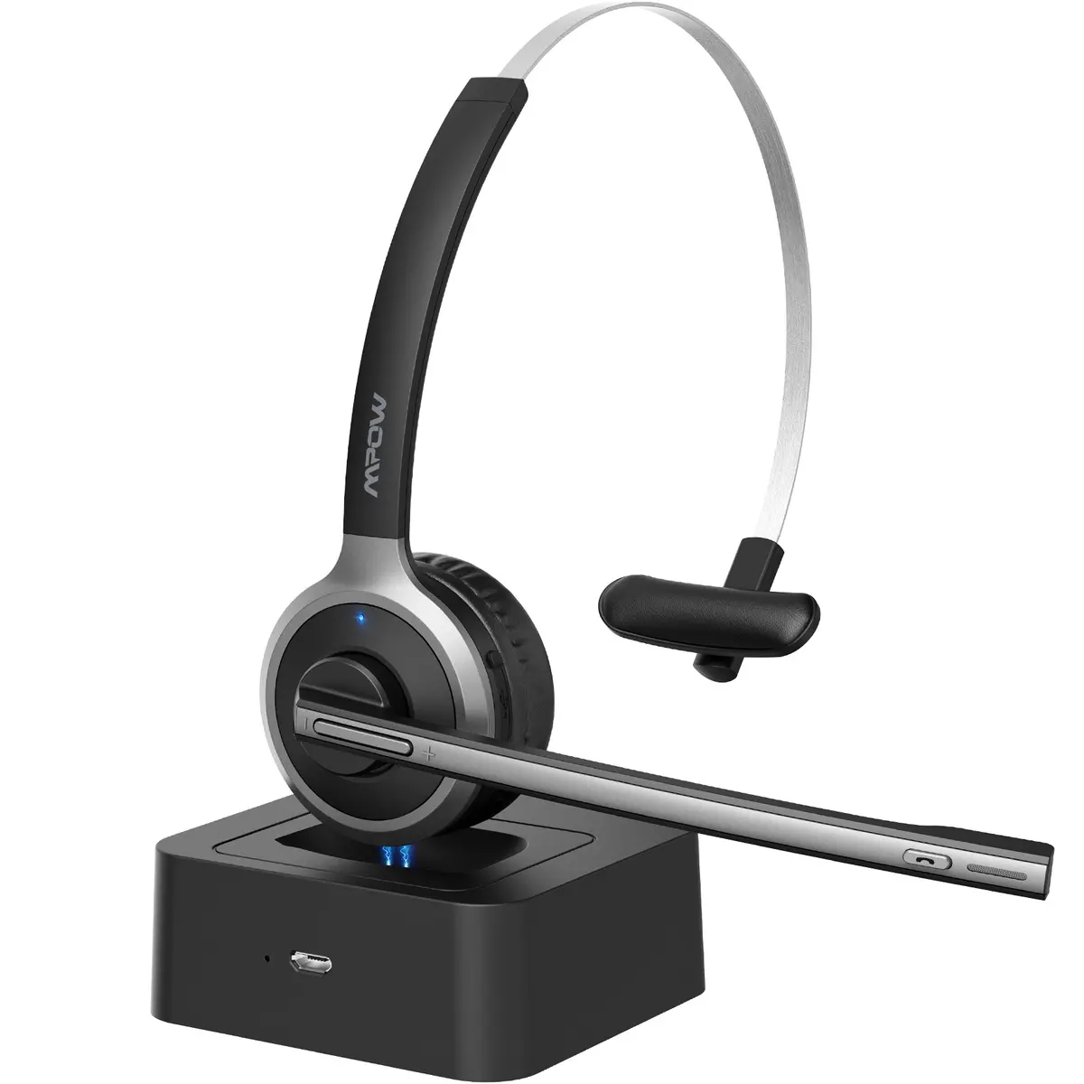 [Wholesale: $15-$30 /Piece] Mpow M5 Pro Bluetooth Headset V5.0 1