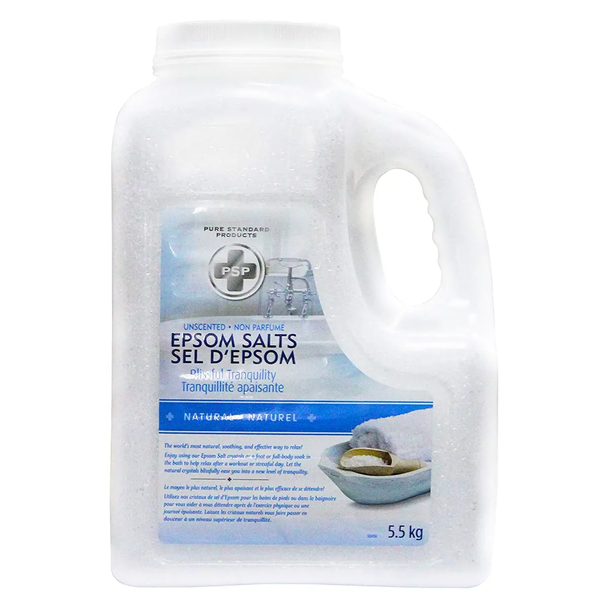 Psp Epsom Salt Unscented Natural Blissful Tranquilty 5.5Kg 1