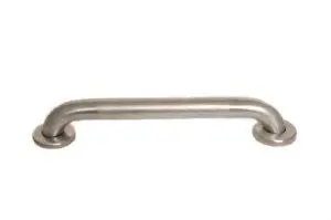 Csi Bathware Bar-Sb36-Tw-125-Pn Stainless Steel 36-Inch Grab Bar With Straight Safety Bar And Concealed Flanges, Peened Grip Finish 1