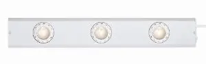 Good Earth Lighting G9113-Whx 3 Light 20 Watt Xenon Under Cabinet Light Bar, White 1