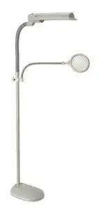 Ottlite W9437t-Shpr 18-Watt Easy View Floor Lamp, Dove Grey 1