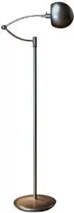Holtkoetter Halogen Swing-Arm Floor Lamp With P1 Dimming System, Hand-Brushed Old Bronze 1