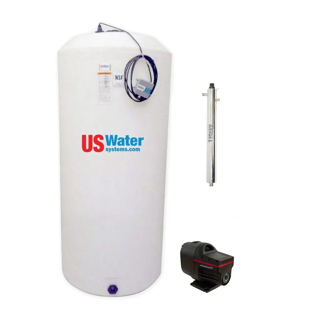 Atmospheric Deluxe Tank Package With Pump & Uv Disinfection 1