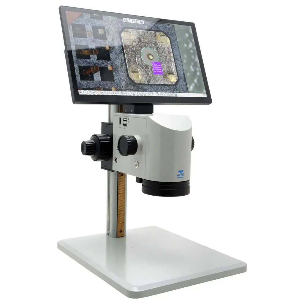 Aven 26700-141 Microvue 2.0 Digital Microscope With Built-In Hd Monitor [20.7X - 133.4X] 1