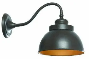 World Imports 9121L-89 Dark Sky Magazine Street Collection Single Light Exterior Long Arm Wall Sconce, Bronze 1
