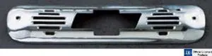 All Sales 94009P Polished Billet Aluminum Third Brake Light Cover - Chevy Bowtie Logo 1