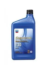 Chevron 83721-Case Sae 5W-30 Supreme Motor Oil - 1 Quart Bottle, (Pack Of 12) 1