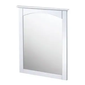 Foremost Cowm2431 Columbia 25-Inch White Bathroom Mirror 1