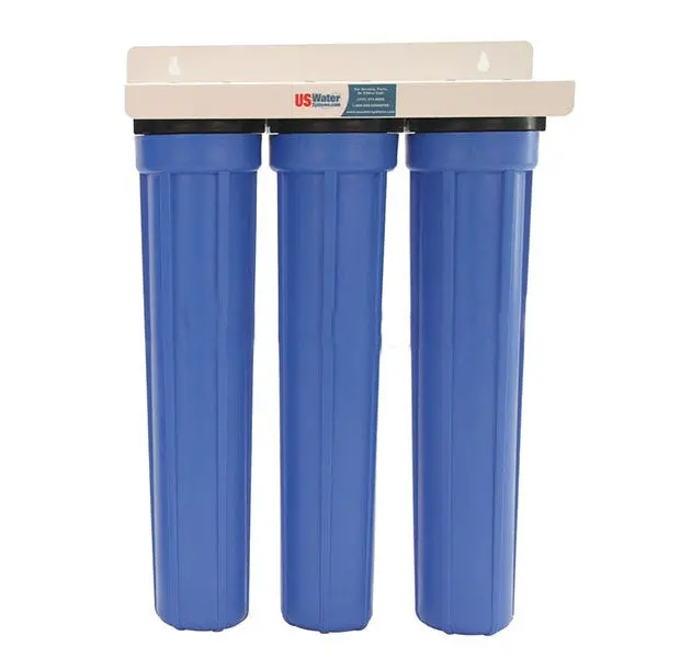 Us Water Triple 2.5" X 20" Cartridge Filtration System 1