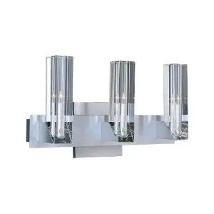Et2 Lighting E20283-20 3 Light Alphav Wall Sconce, Metal-Brushed 1