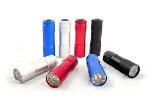 Maxworks 30204 3-1/2-Inch Nine Led Aluminum Flashlights, 8-Pack 1
