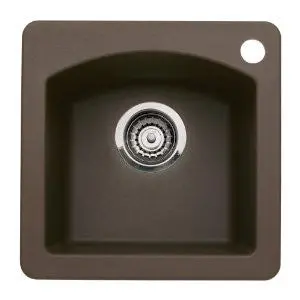Blanco Bl440202 Blancodiamond Single Bowl Bar Sink, Cafe Brown 1