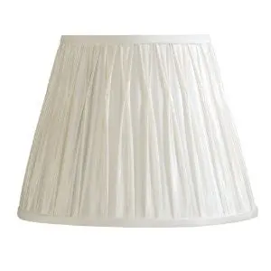 Laura Ashley Sfp410 Classic 10.5-Inch Pinched Pleat Shade, Vanilla 1