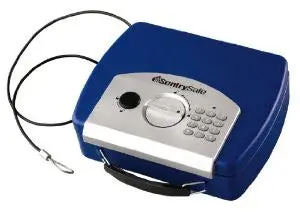Sentrysafe P008ebl 0.08 Cubic Foot Electronic Compact Safe, Blue 1