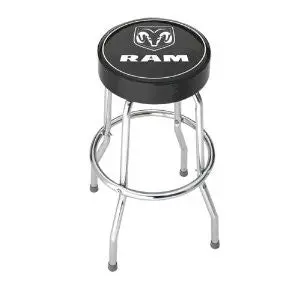 Dodge Ram Logo Garage Stool 1