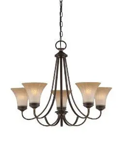 Quoizel Alz5005pn Aliza 5 Light Chain Hung Chandelier 1