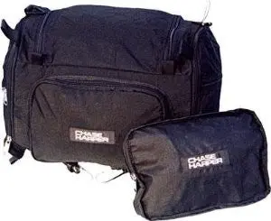 Chase Harper 4250 Black Super Deluxe Hideaway Tail Trunk - 40.4 Liters 1