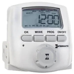 Intermatic Dt620 Heavy Duty Indoor Digital Plug-In Timer, White 1