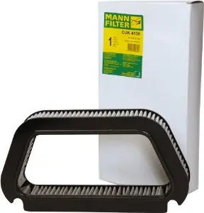 Mann-Filter Cuk 4136 Cabin Filter With Activated Charcoal For Select Audi Models 1