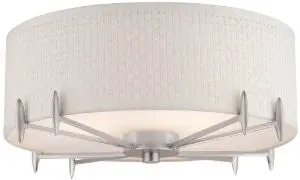 Forecast Lighting F51736u Urban Oasis 3 Light Semi-Flush Ceiling Fixture, Satin Nickel 1