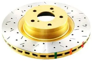 Dba Dba4534xs 4000 Series Xs Premium Cross-Drilled And Slotted Rear Solid Disc Brake Rotor 1