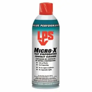 Lps Micro-X Fast Evaporating Contact Cleaner, 11 Oz, Aerosol Can, Solvent Scent 1