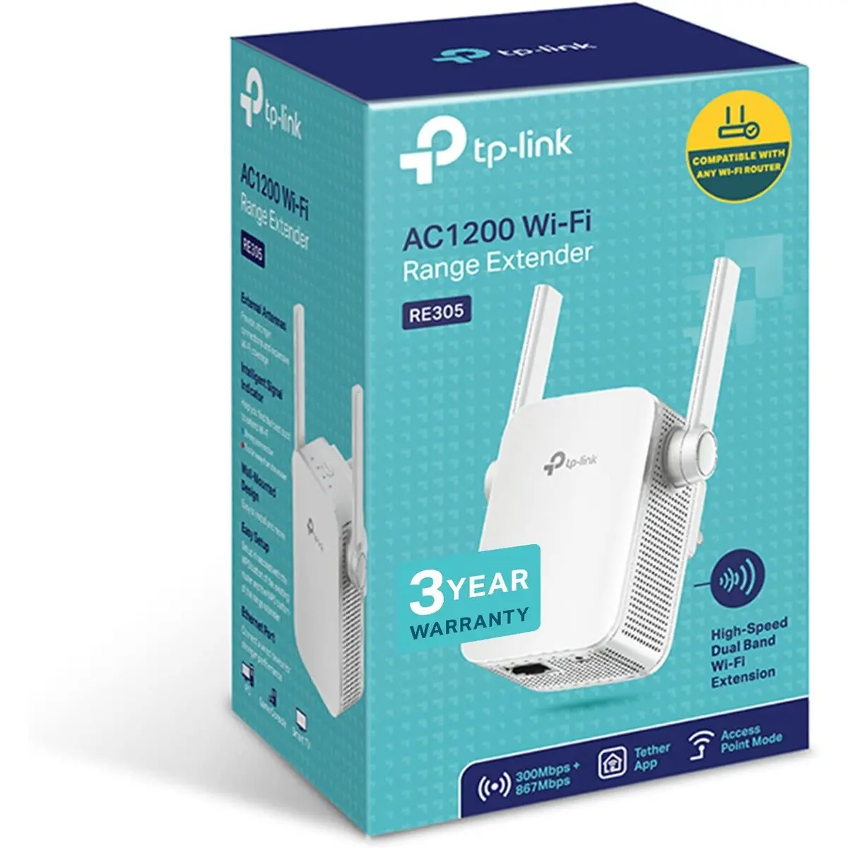 Tp-Link Wireless Range Extender Ac1200 Re305 1