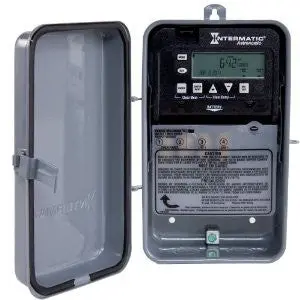 Intermatic Et8015cr 7-Day 30-Amps Spst Electronic Astronomic Time Switch, Clock Voltage 120-Volt - 277-Volt Nema 3R 1