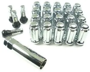 Wheel Pros W55175st 12 Mm X 1.75" Spline Closed End Wheel Truck Lug Nut Installation Kit - 5 Lug 1