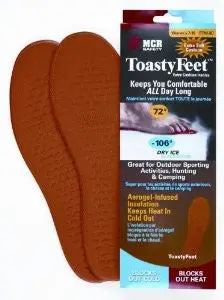 Mcr Safety Ctfw-Xc Toasty Feet Woman's Shoe Insoles Infused With Aerogel Extra Cushion For Sizes 7-10 1