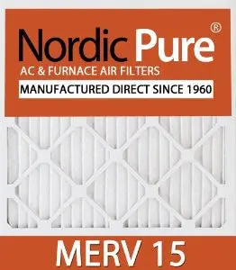 20X20x5l2m15-2 Lennox X7935 Replacement Merv 15 Ac Furnace Air Filter, Qty 2 1