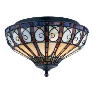 Quoizel Tfav1714vb Ava 9-Inch Medium Flush Mount, Vintage Bronze Finish 1