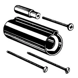 Moen 10399 One-Inch Handle Extension Kit, Chrome 1
