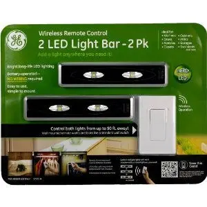 Ge Remote Control Led Light - 2 Pk. 1