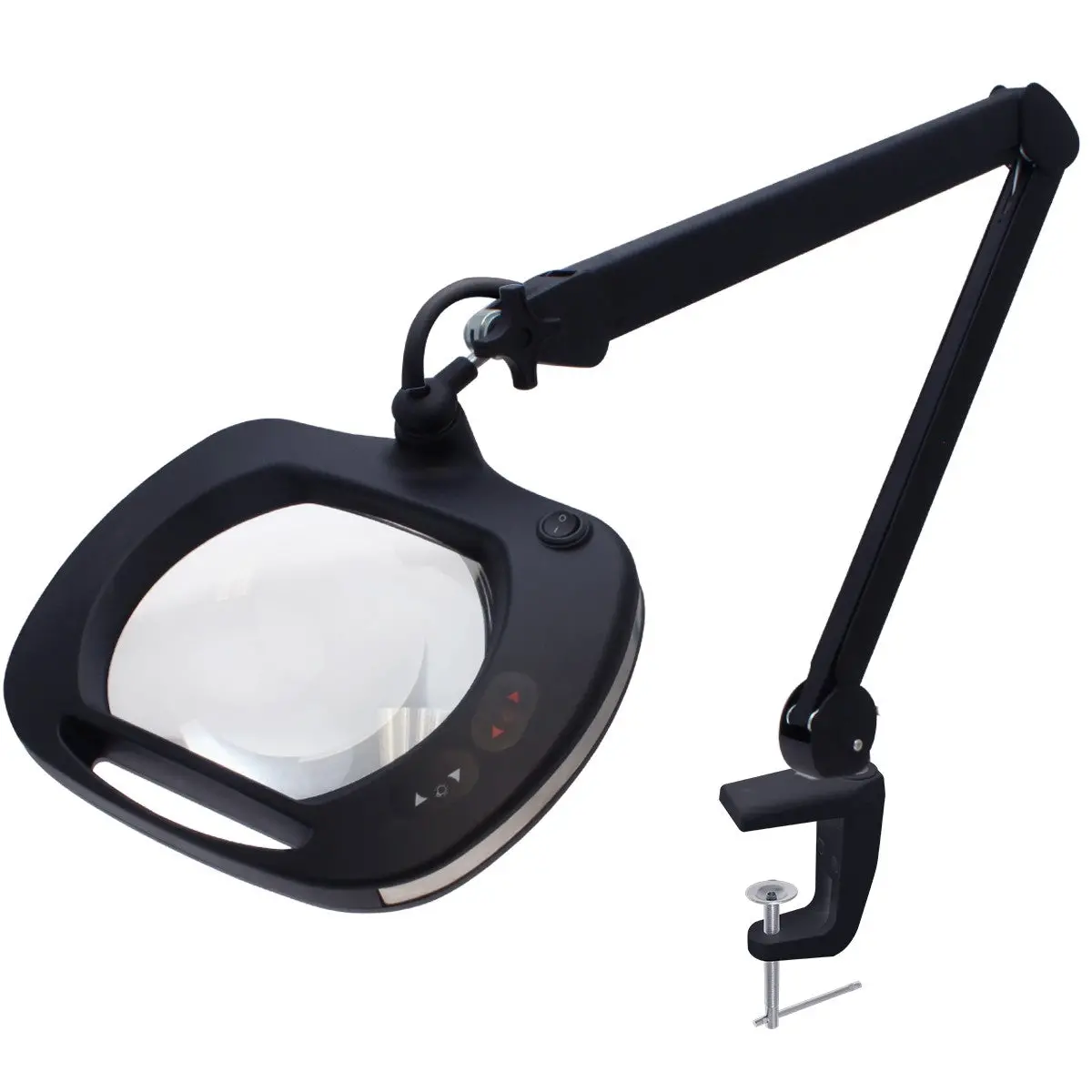 Aven 26505-Esl-Xl5 Mighty Vue Pro Led Magnifying Lamp, 5-Diopter Lens With Color Temperature Adjustment, Esd-Safe 1