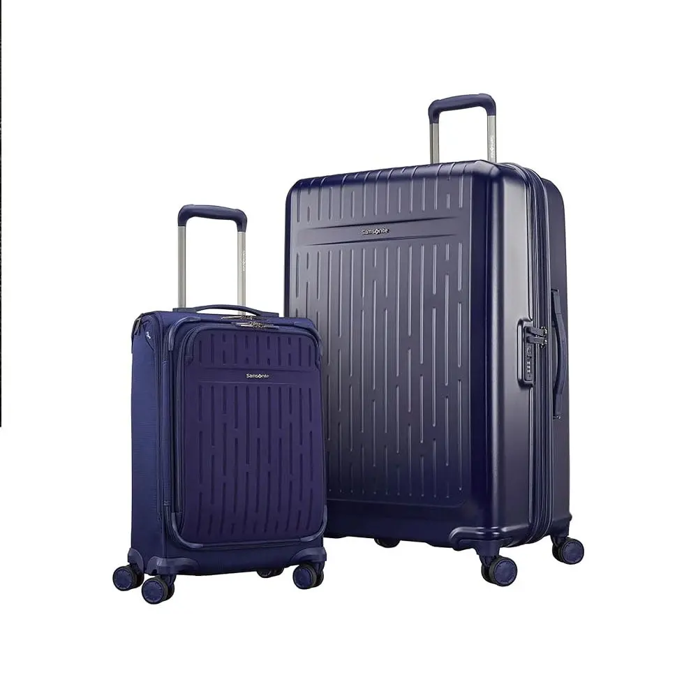 Samsonite Strive Lte Hardside Luggage 2 Piece Lightweight Spinner With Tsa Lock - Irish Blue 1
