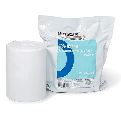 Microcare Mcc-Bacwr Isoclean Hi-Purity Isopropyl Alcohol Wipes, Refill Pack Of 100 1