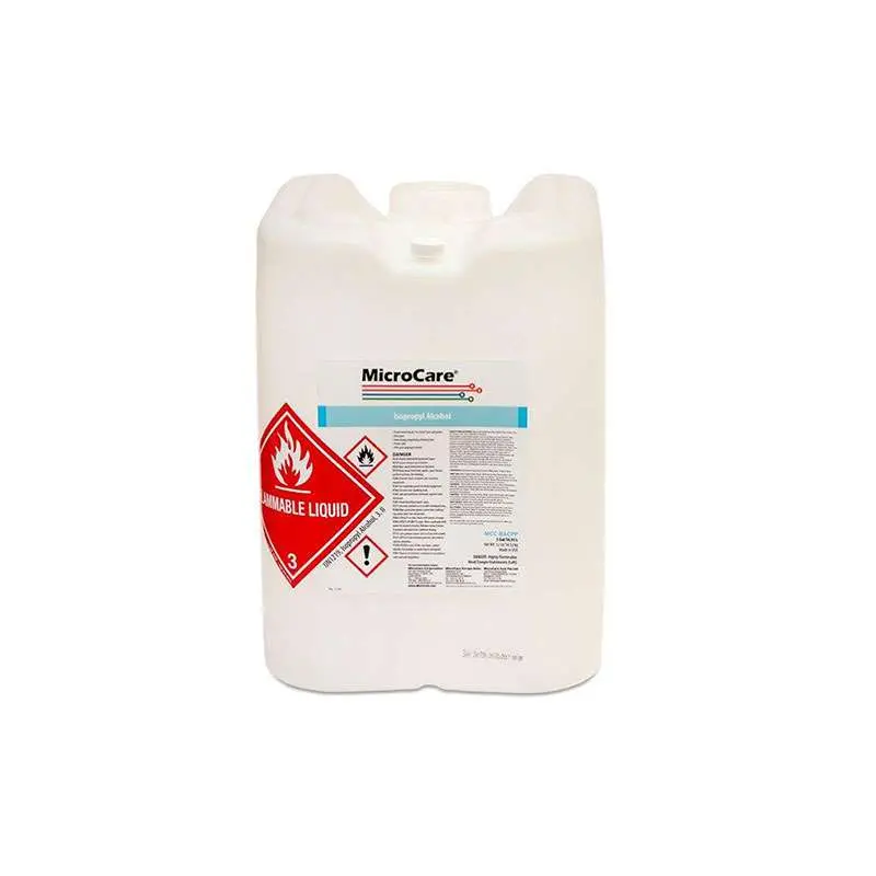 Microcare Mcc-Bacpp "Isoclean" High-Purity Isopropyl Alcohol 99.8% Pure - 5 Gallon Pail 1