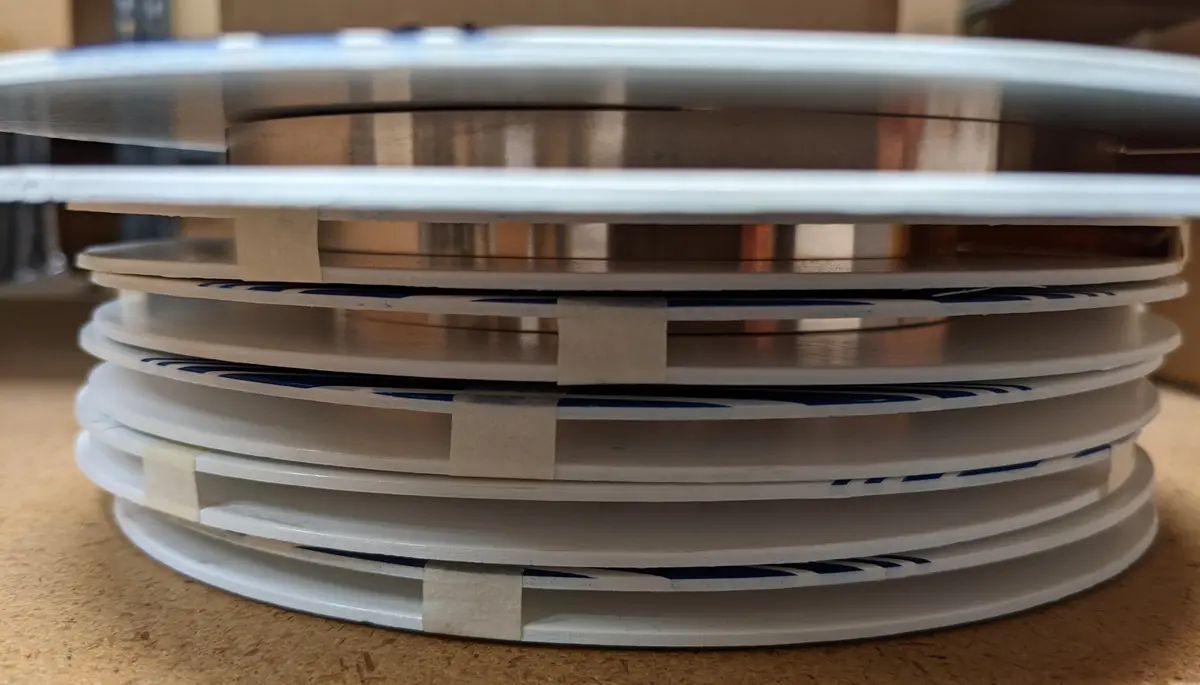 Lucas-Milhaupt Sil-Fos 15 Brazing Strip .010" X .250", 1-Lb. Spool 1