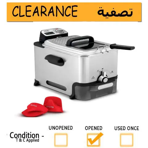 Tefal Oleoclean Pro Deep Fryer Fr8058g0, 3.5L Oil Capacity & 1.2Kg Food Capacity (Grey & Black)-Clearance 1
