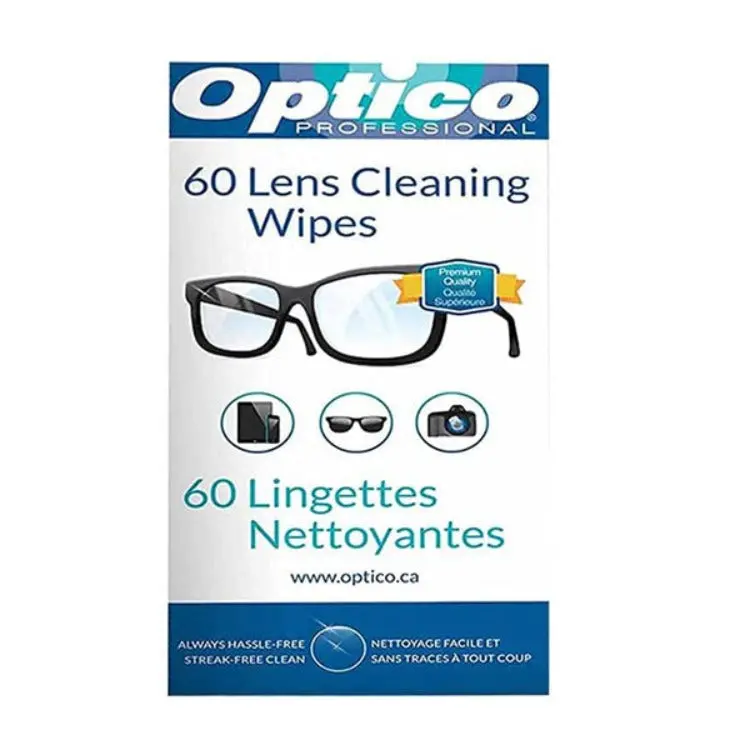 Optico Professional, Cleaning Wipes For Optical And Electronic Surfaces, 60 Wipes 1