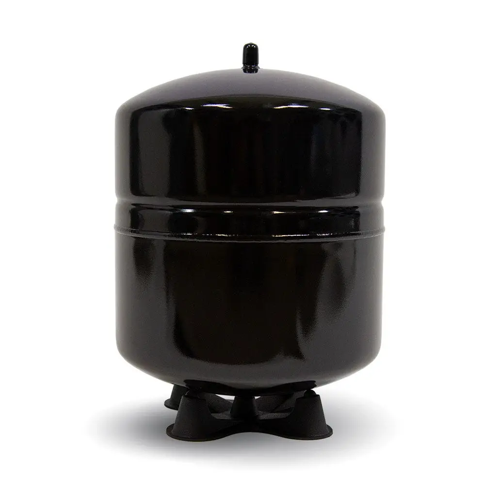 Steel Reverse Osmosis Tank - Powder Coated Black 4.5 Gallon 1