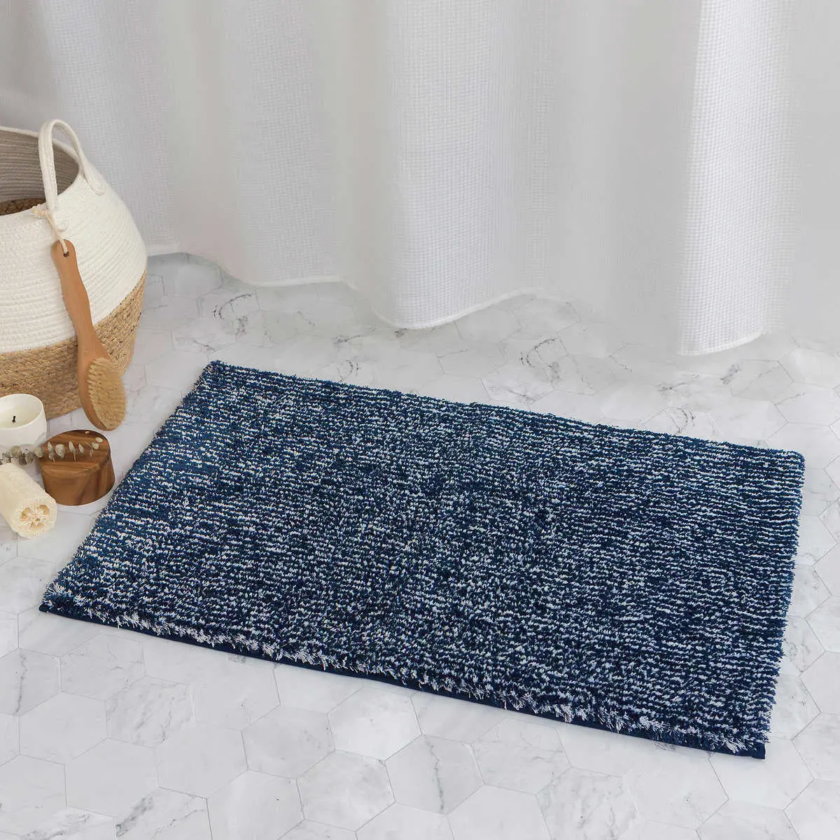 Roots Home Collection Bath Mat 22In X 36In, 55 X 91 Cm 1