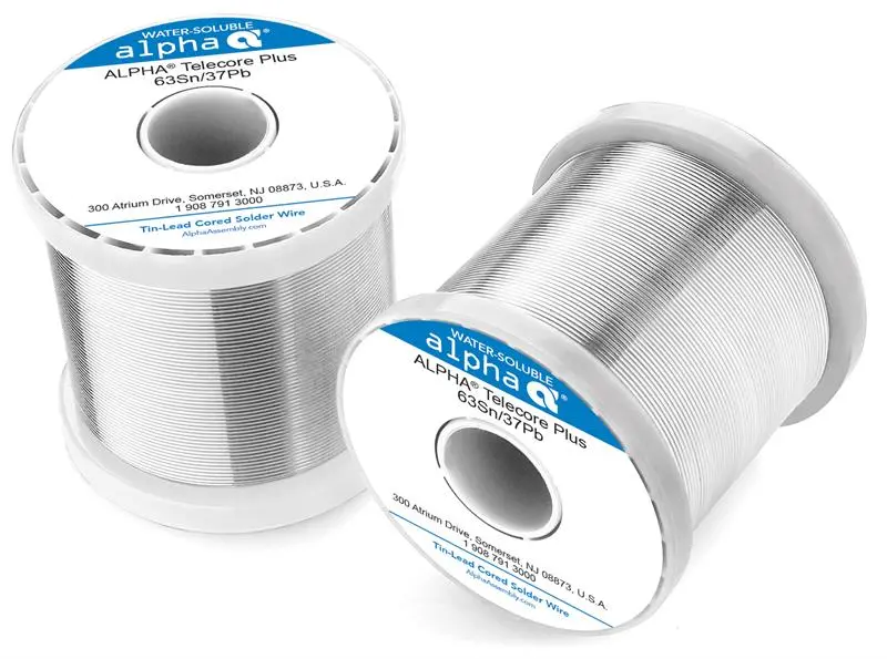 Alpha 110061, Sn63/Pb37 Telecore+ No-Clean .032" Diameter Solder Wire, 1 Lb Spool 1