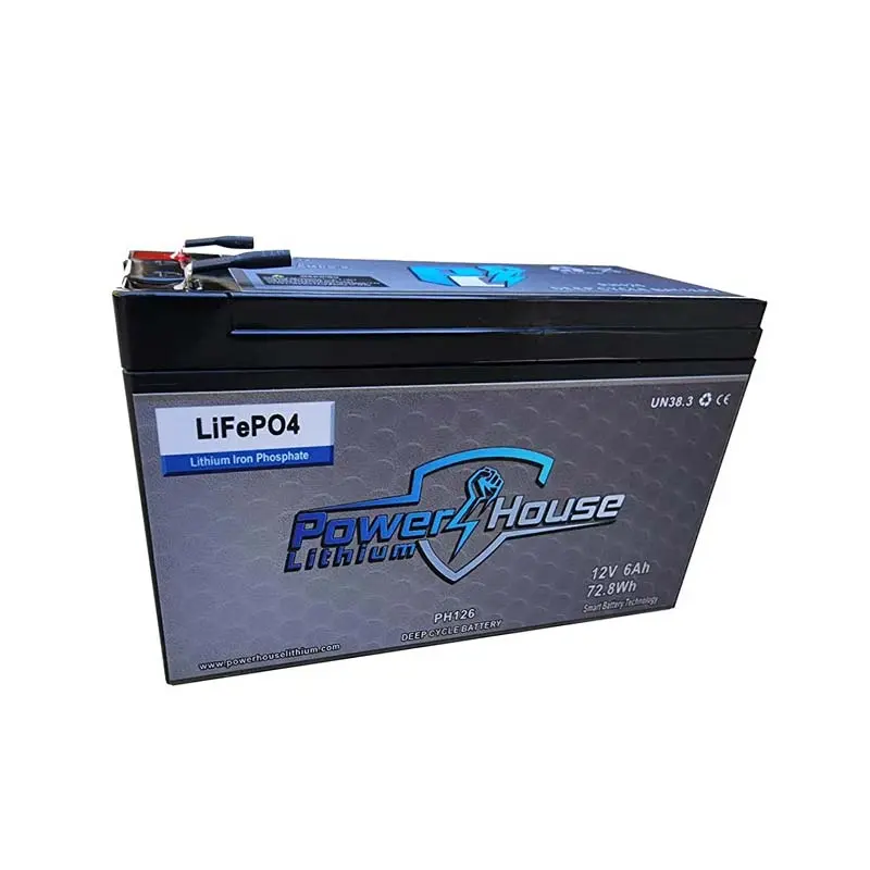 Powerhouse Lithium 12V 6Ah Deep Cycle Battery 1