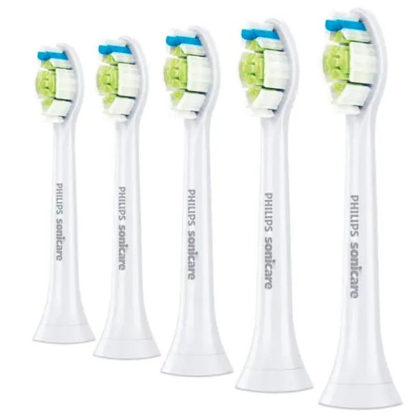 Philips Sonicare Diamondclean Replacement Brush Heads, White, Standard, 5 Pack Hx6065/71 1