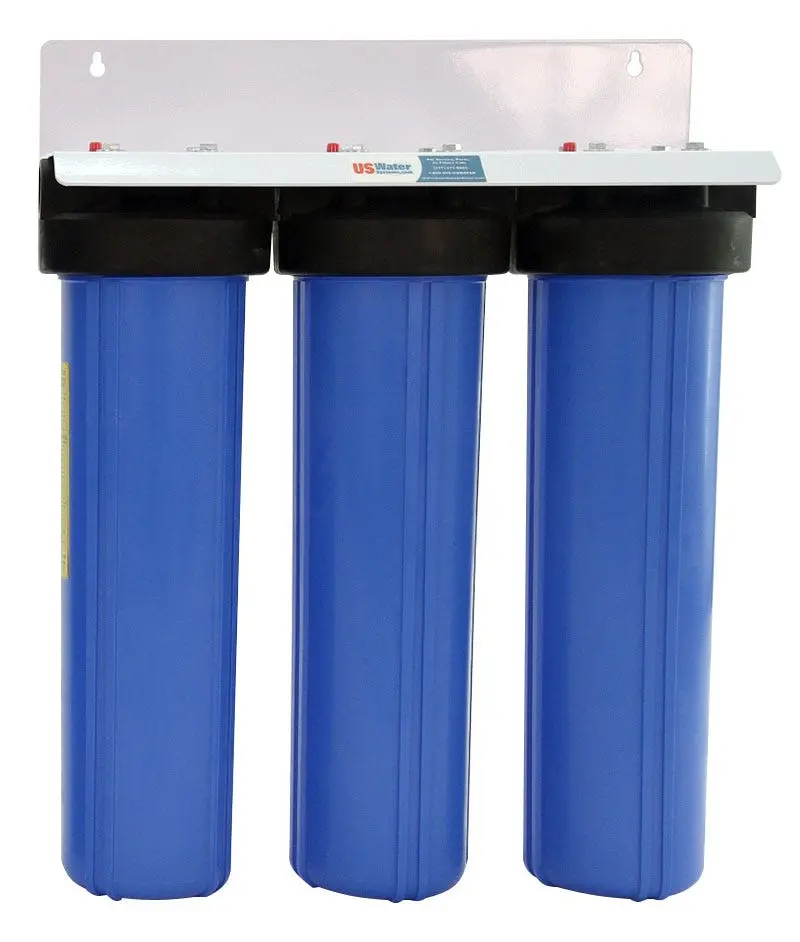 Us Water Big Blue 4.5 X 20 Commercial Triple Filtration System 1