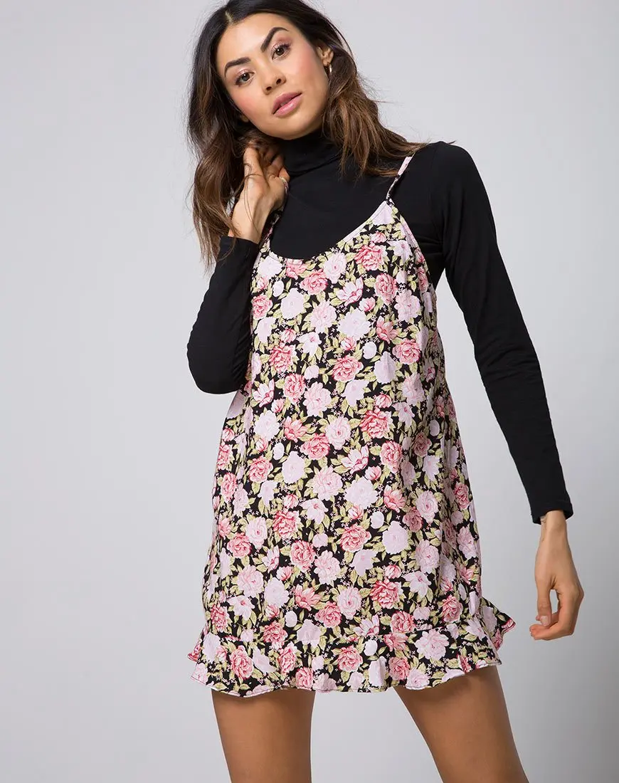 Keylo Slip Dress In Bloom Floral 1